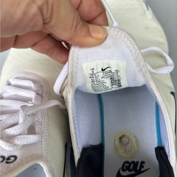 Nike Air Max 270 G Spikeless Golf Shoes CK6483-102 - White/Black - 9 - Picture 6 of 8